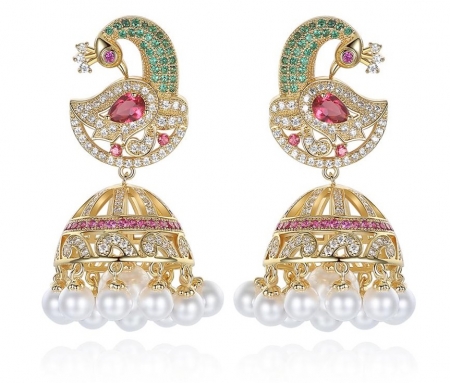 Cercei Borealy Peacock Pearls [0]