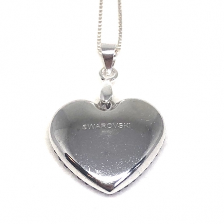 Inima Swarovski Phantasya Purple & Lantisor Argint 925 [1]