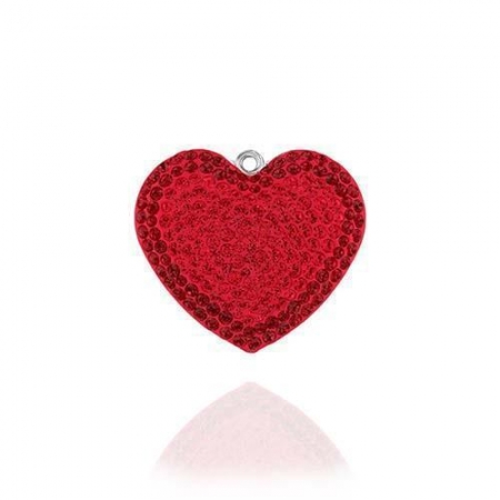 Inima Swarovski Phantasya Red & Lantisor Argint 925 [4]