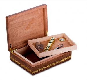 Set Humidor Wiston Churchill by Credan si Butoni Gold Round by Credan [2]
