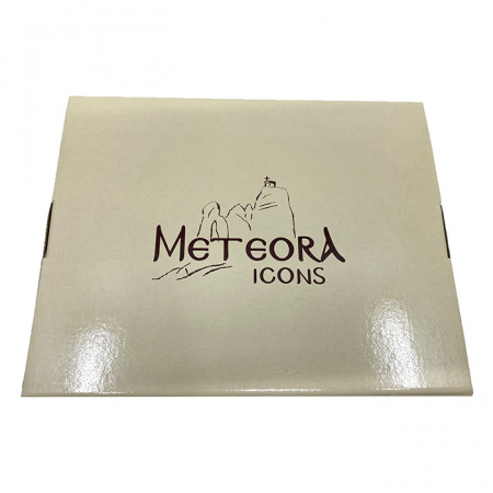 Icoana Cina cea de Taină placata Aur si Argint 925 Ortodoxa 25 cm x 19 cm - Meteora -  Made in Grecia [5]