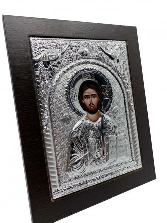 Icoana Iisus Hristos placata cu Argint [2]