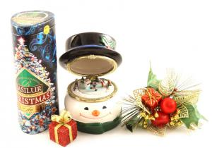 Cadou Muzical Snowman & Basilur Christmas Tea [2]