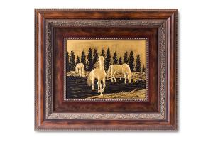 Tablou Equus Caballus in Gold by Credan - Made in Spain [0]