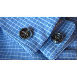 Set Butoni Tourbillon Luxury Silver si Note pad Black Hugo Boss - personalizabil [5]