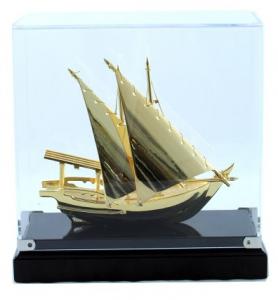Macheta Gold Ship Glass 24 carate [0]