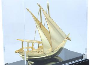 Macheta Gold Ship Glass 24 carate [4]