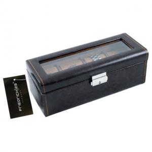 Set Cutie 4 Ceasuri Brown Leather by Friedrich si Note Pad Blue Hugo Boss [1]