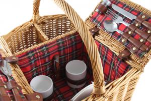 Coş de Picnic St. Moritz cu Suport pentru 2 Sticle [3]