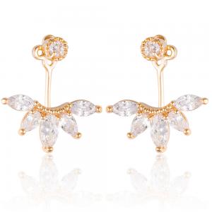 Cercei Borealy Crystal Gold Anchor [0]