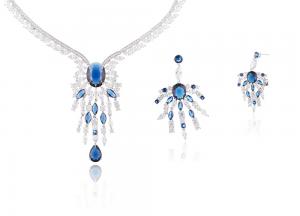 Royal Blue Colier și Cercei Borealy [5]