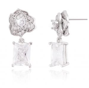 Cercei Borealy Wild Rose Emerald Drop Cut [2]