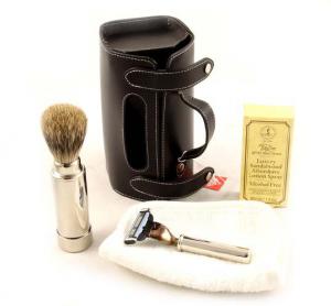 Set Barbierit Luxury Rasier in Lendertasche - Made in Germany [3]