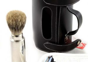 Set Barbierit Luxury Rasier in Lendertasche - Made in Germany [2]