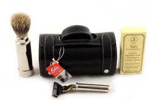 Set Barbierit Luxury Rasier in Lendertasche - Made in Germany [4]