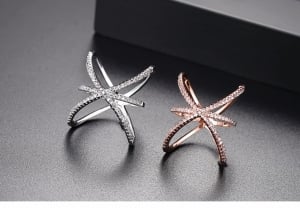 Inel Loopy Diamond Pink Gold by Borealy [2]