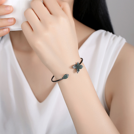 Bratara Leaf Black Luxury [1]