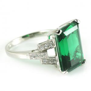 Inel Borealy Smarald Cocktail Charm - Marimea 6 [2]