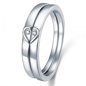 Inel Borealy Argint 925 Doble Heart Marimea 7 [1]