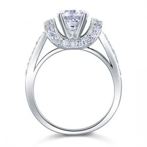 Inel Borealy Argint 925 Simulated Diamond Glamour Wedding Mărimea 7 [4]