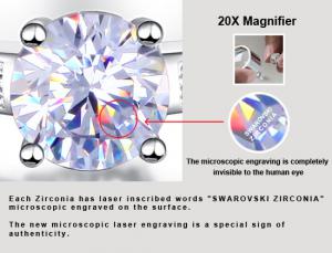 Inel Borealy Argint 925 Simulated Diamond Logodna Princess Marimea 8 [3]