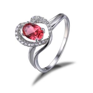 Inel Pink Love Safir Logodna marimea 7 [0]