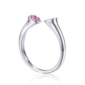 Inel Pink Safir Wrap Stackable ajustabil [2]