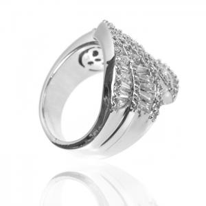 Inel Borealy Simulated Diamonds Poison Leaf Marimea 5,5 [6]