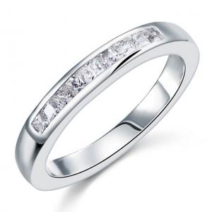 Inel Borealy Argint 925 Semi Eternity White Marimea 6 [4]