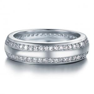 Inel Borealy Argint 925 Created Diamond Verigheta Marimea 8 [0]