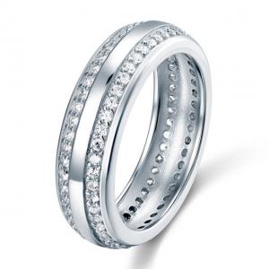 Inel Borealy Argint 925 Created Diamond Verigheta Marimea 6 [5]