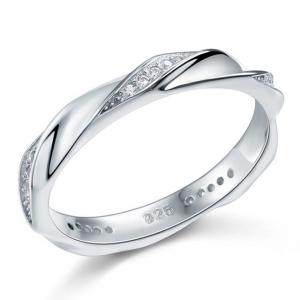 Inel Borealy Argint 925 Created Diamond Unique Marimea 6 [0]