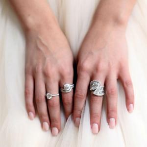 Set Inel şi Verighetă Borealy Argint 925 Luxury Princess Marimea 7,5 [1]