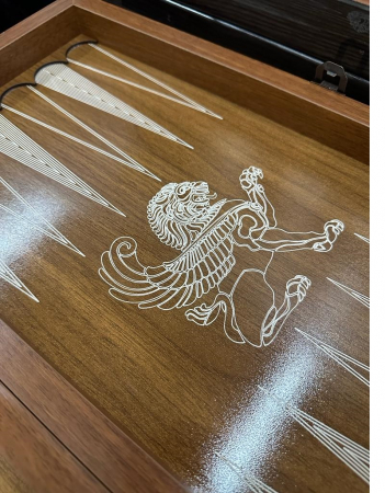 Joc de Table Backgammon Luxury Lemn Masiv [4]