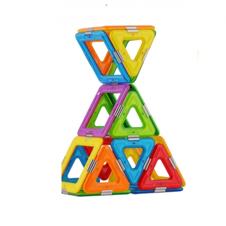 Joc Magnetic Educativ de Constructie 3D Magspace 36 Piese – Colorful World Set [0]