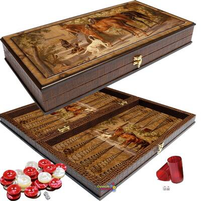Cadouri Mihail si Gavril - Joc Table - Horse Edition, calitate premium