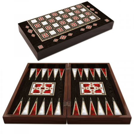 Joc Sah & Table - Antic Pearl Star, calitate premium [0]