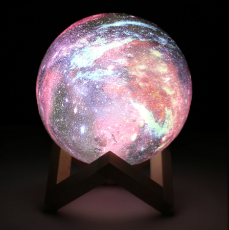 Lampa 3D Multicolor Moon by Borealy for Desk 15 cm [3]