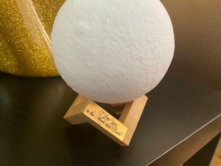 Lampa 3D Moon XL cu Umidificator 15 cm [9]