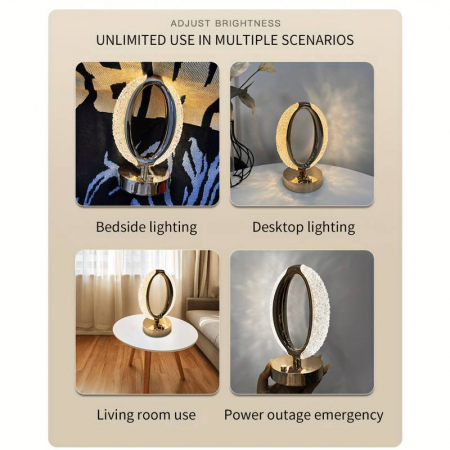 Lampa Cristal Touch Botania Gold [3]