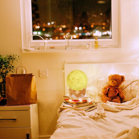 Lampa Luna 3D Moon by Borealy cu telecomanda si 16 culori [4]