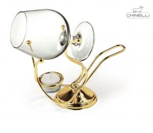 Homepage - Încălzitor de cognac placat cu aur by Chinelli - Made in Italy