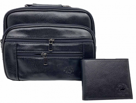WestPolo Set Borseta si Portofel din Piele Naturala [0]