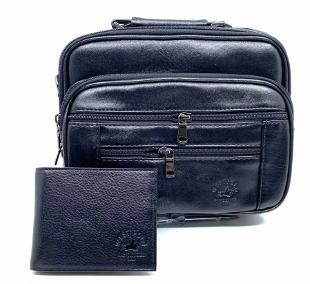 WestPolo Set Borseta si Portofel din Piele Naturala [1]