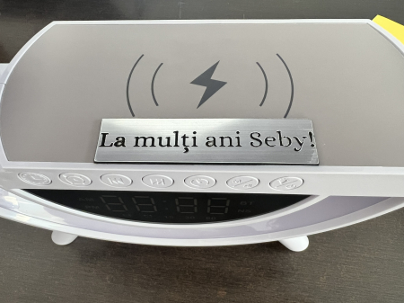 Life Assistant - Multifunction Ceas, Speaker, Lampa, Difuzor multifuncțional, încărcător wireless [8]