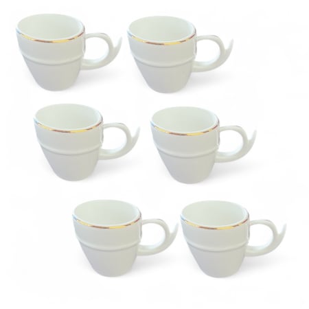 Cadouri Sfantul Nicolae - Expresso Coffee Set For Six Chinelli - Made in Italy