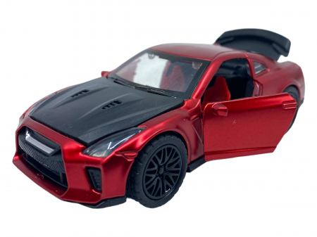 Masinuta copii metalica - Rosu inchis - cu usi ce se deschid [0]