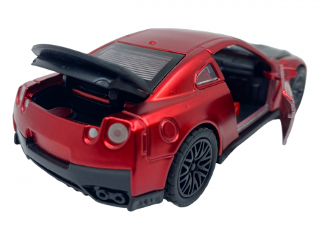 Masinuta copii metalica - Rosu inchis - cu usi ce se deschid [2]