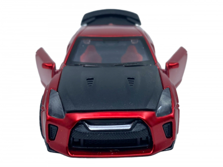 Masinuta copii metalica - Rosu inchis - cu usi ce se deschid [3]