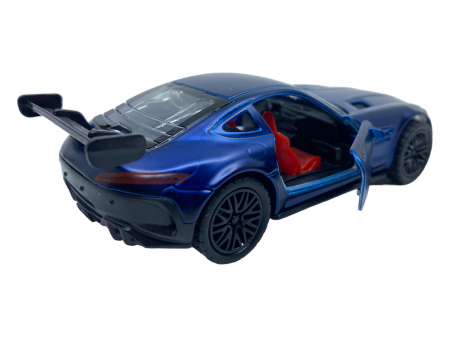 Masinuta copii metalica - Albastra - cu usi ce se deschid [2]